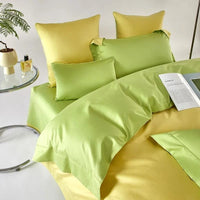 Dreamy Green & Yellow Duvet Cover Set