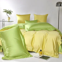 Dreamy Green & Yellow Duvet Cover Set