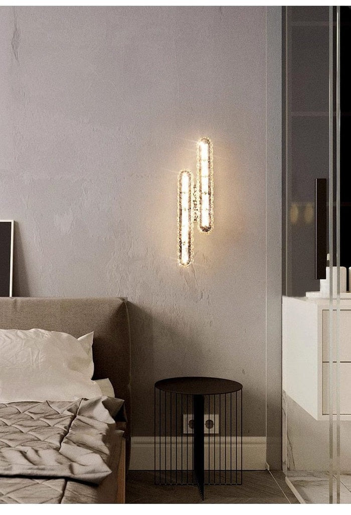 Glow Crystal Wall Light