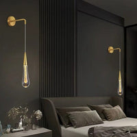 Crystal Drop Wall Light