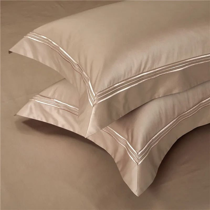 Modern Champagne Duvet Cover Set