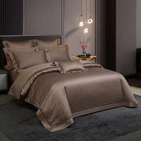 Elegant Brown Duvet Cover Set