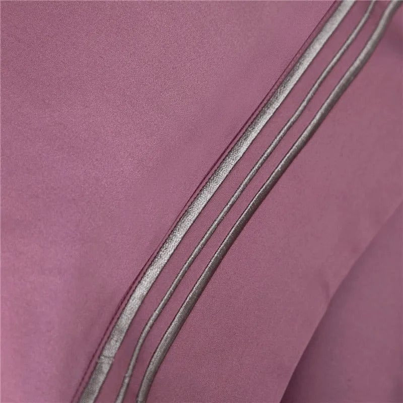 Minimalist Pink Duvet Cover Set