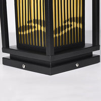 Modern Square Cage Outdoor Light