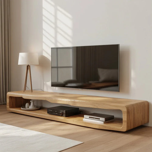 Ashdeco TV Stand – Rustic Solid Wood Handmade Farmhouse Style