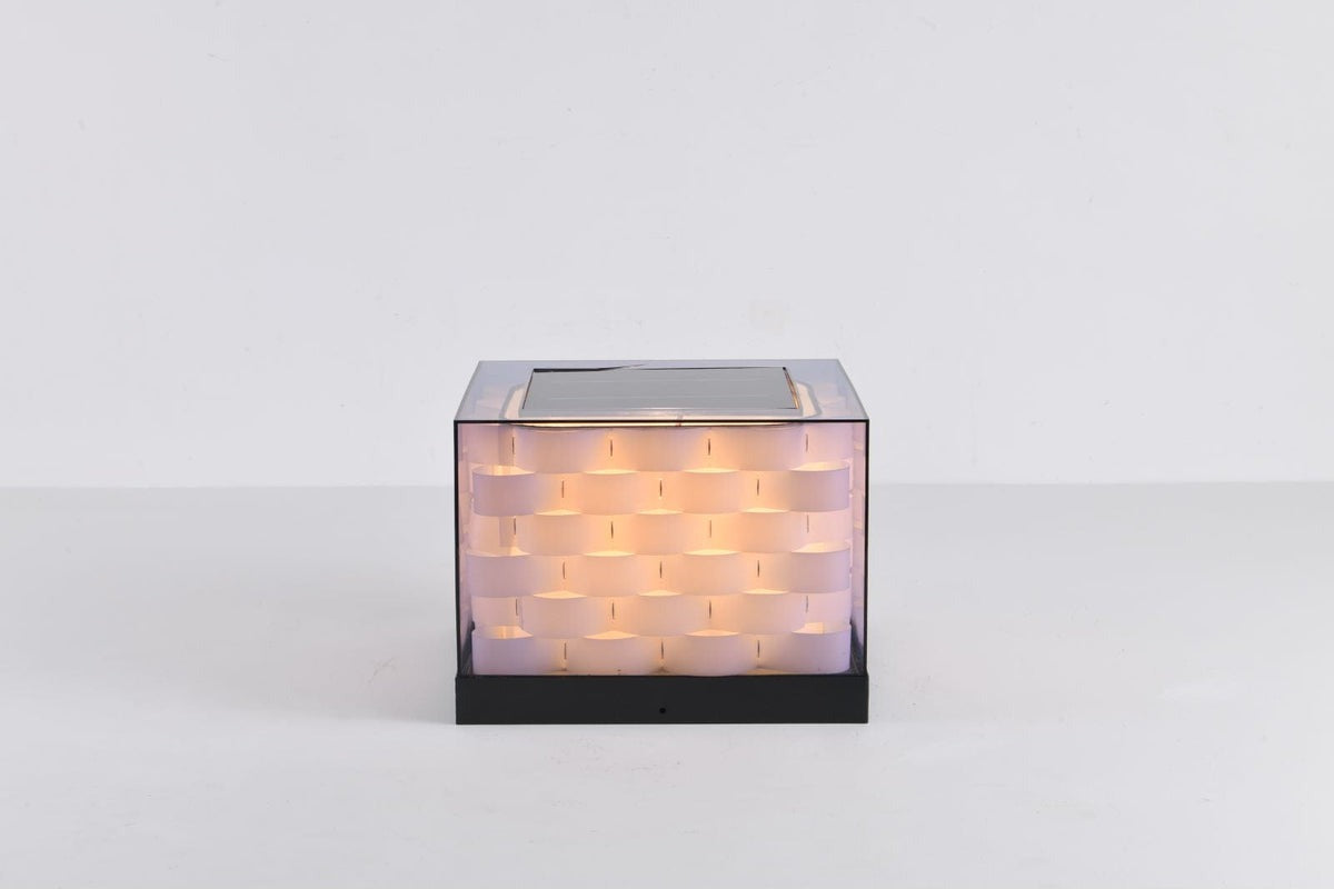 Unique Cubed Solar Outdoor Light