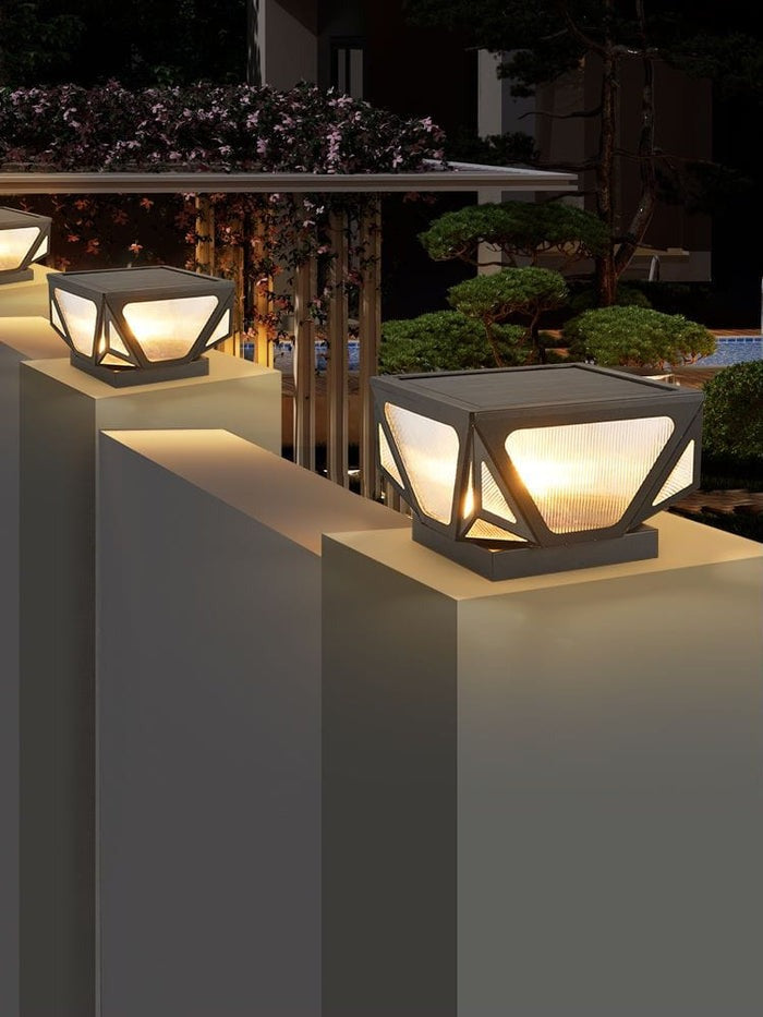 Modern Glow Beam Outdoor Light