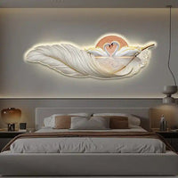 Elegant Swan Wall Light