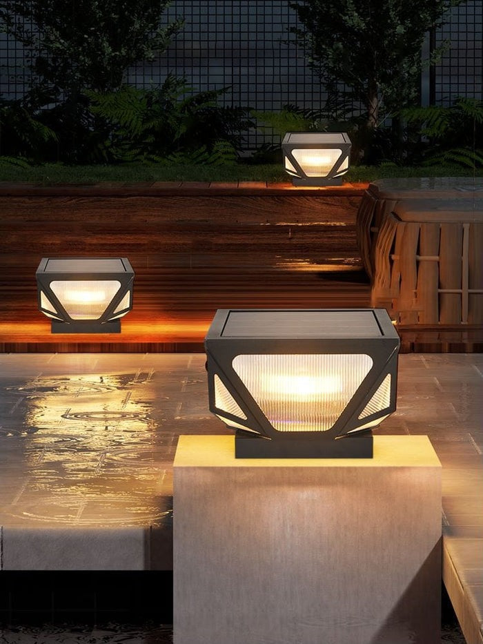 Modern Glow Beam Outdoor Light