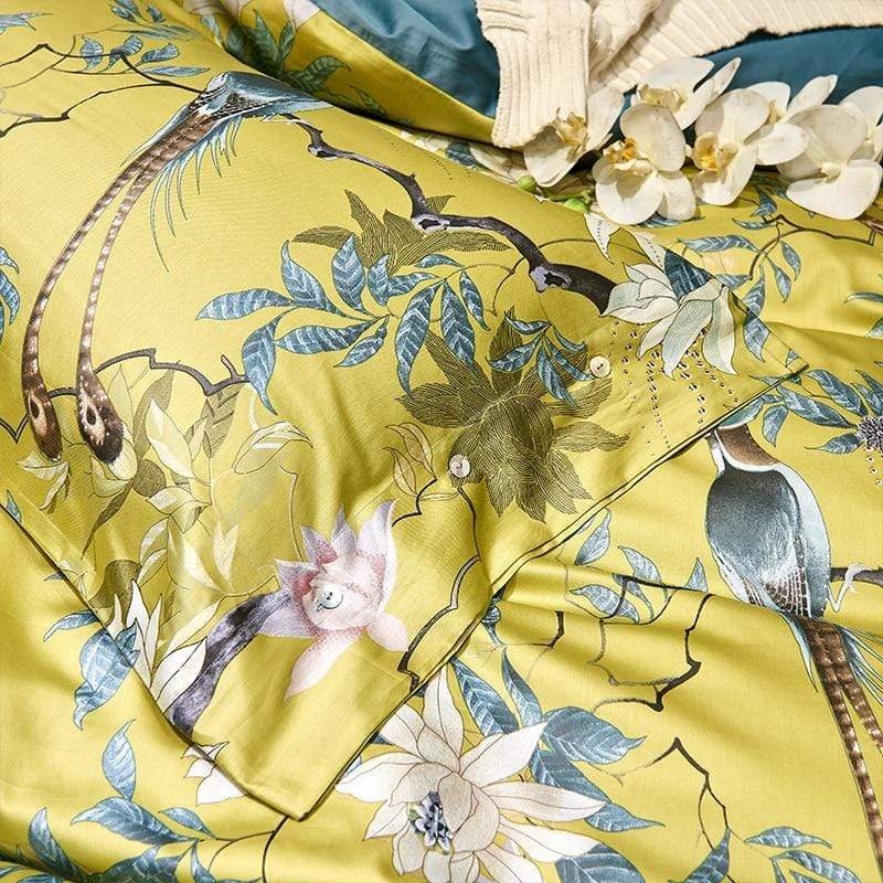 Deluxe Yellow Duvet Cover Set