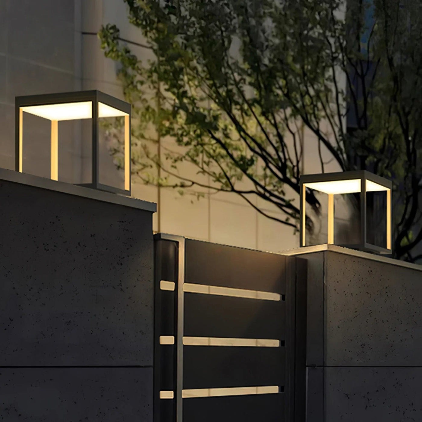 Modern Square Outdoor Light