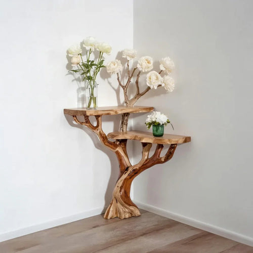 Handcrafted Console Table – Rustic Charm Meets Modern Functionality