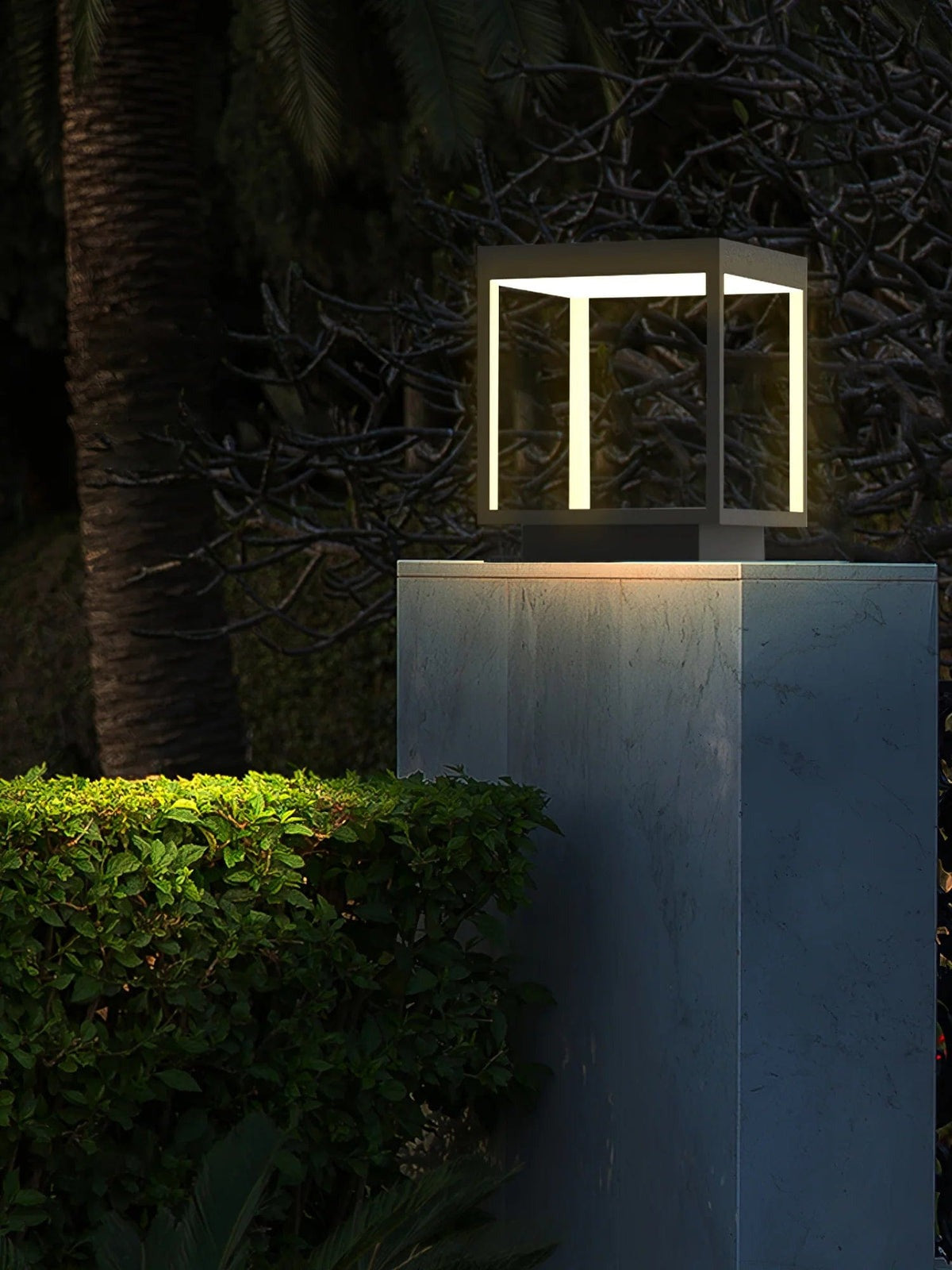 Modern Square Outdoor Light