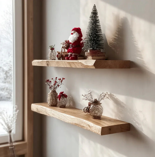 Floating Shelf, Live Edge Shelf, Bookshelf, Nursery, Housewarming Gift