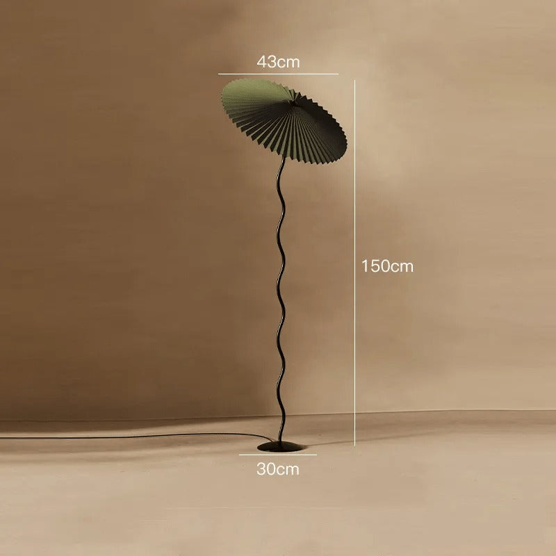 Unieke Paraplu Wave Vloerlamp