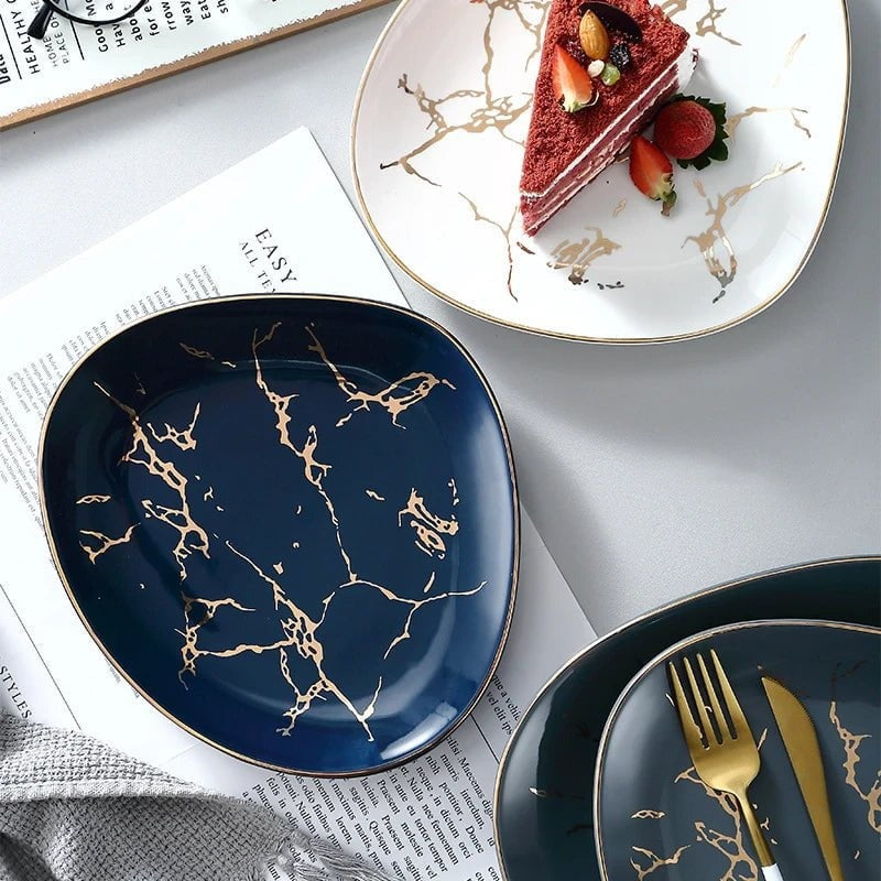 Golden Nordic Plate & Bowl Collection