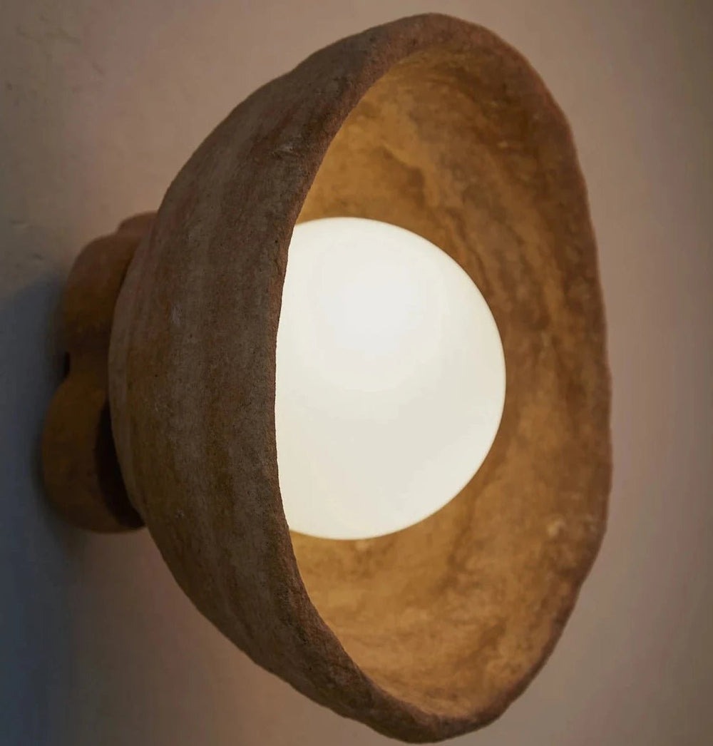 Unique Ceramic Round Wall Light