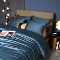 Luxurious Blue Duvet Cover Set