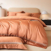 Deluxe Solid Color Duvet Cover Set