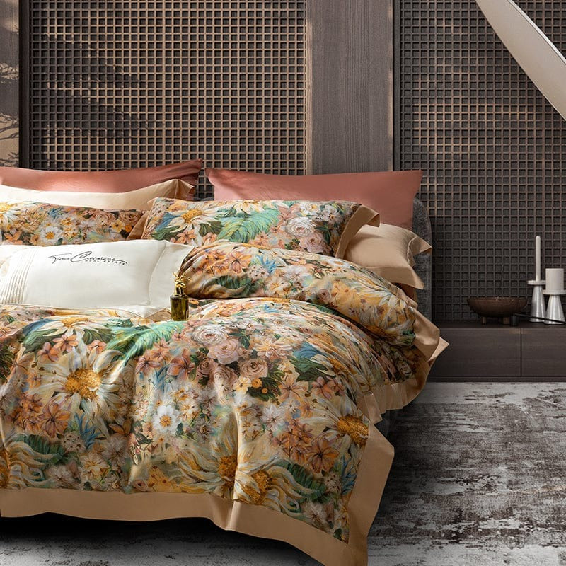 Stunning Summer Flowers Duvet Cover Set