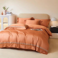 Deluxe Solid Color Duvet Cover Set