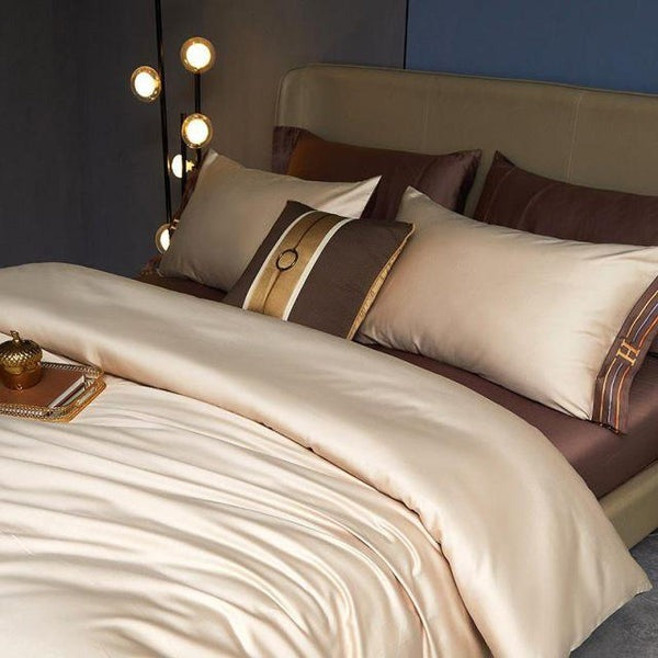 Modern Cream Duvet Cover Set