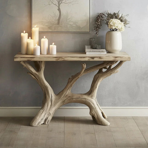 Mid Century Modern Console Table – Stylish Living Room Accent