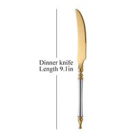 Golden Cutlery Set