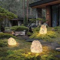 Unique Garden Stone Outdoor Light