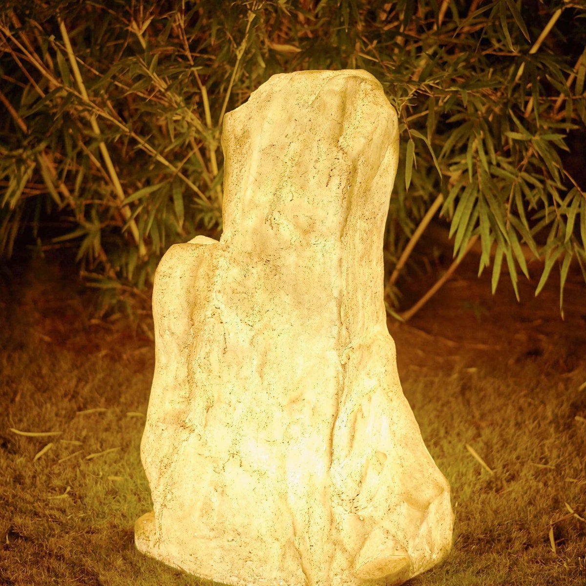 Unique Stone Outdoor Light