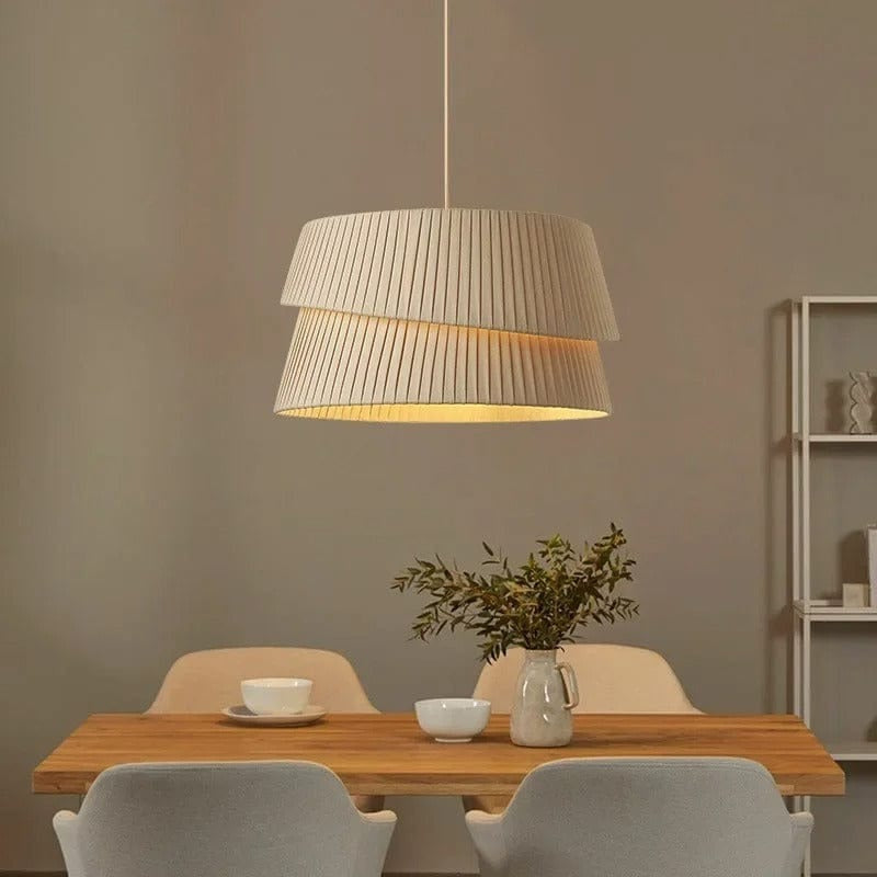 Minimalist Zen Fabric Chandelier