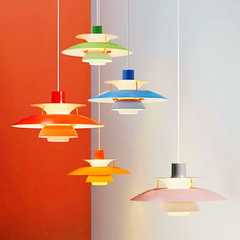 Colorful Danish Pendant Light