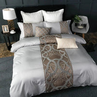 Luxurious Grey Duvet Cover Set