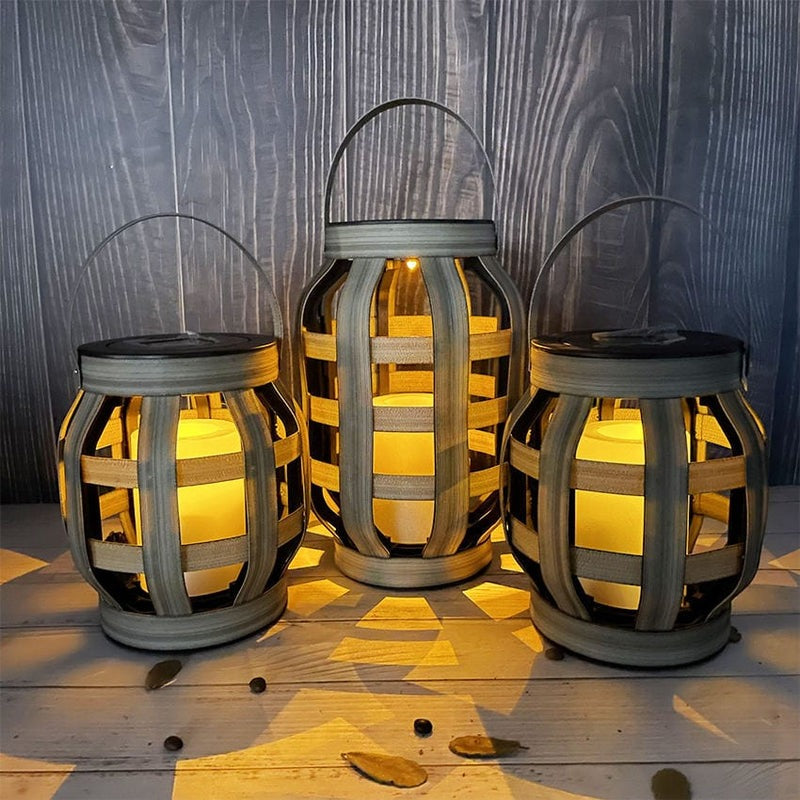 Traditional Rattan Outdoor Light