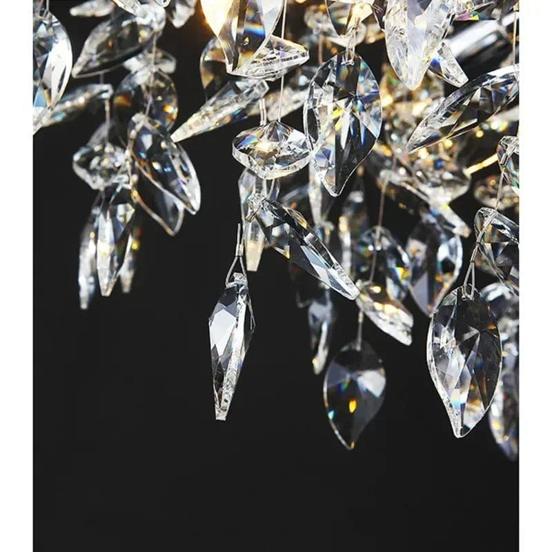 Luxurious Crystalline Luxe Chandelier - Silver