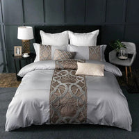 Luxurious Grey Duvet Cover Set