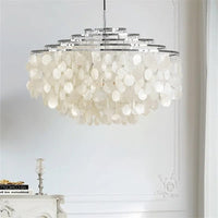 Deluxe Celeste Shell Chandelier