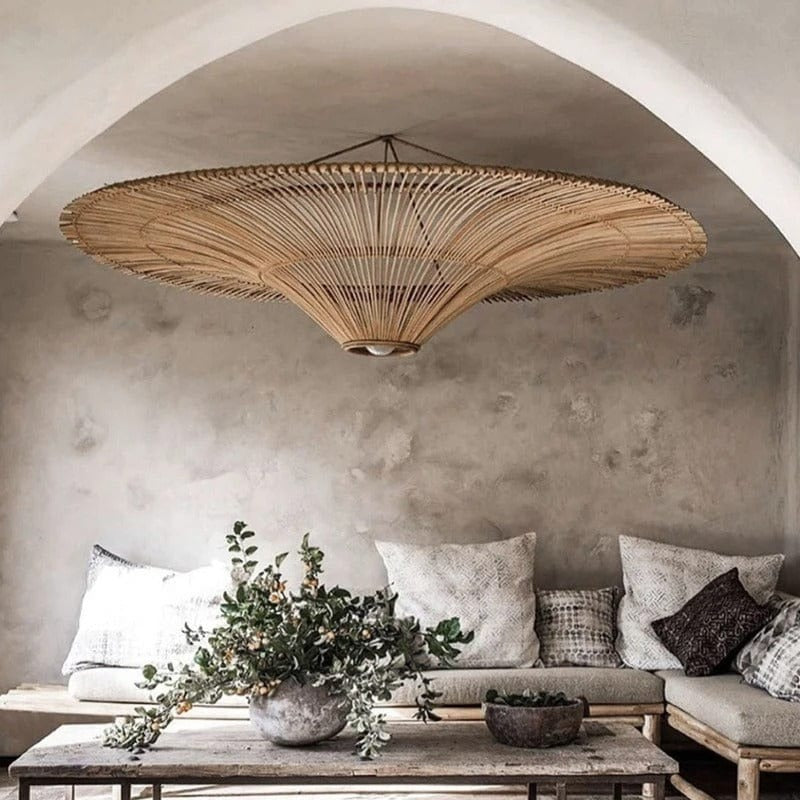 Classic Rattan Chandelier