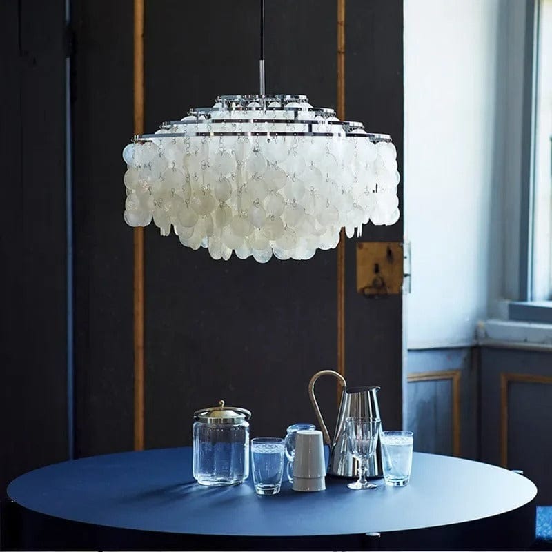 Deluxe Celeste Shell Chandelier