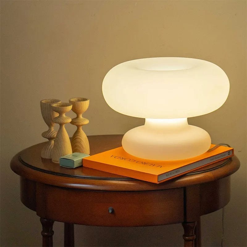 Minimalistische Maki White Mushroom Lampe