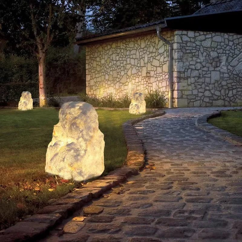 Unique Garden Stone Outdoor Light