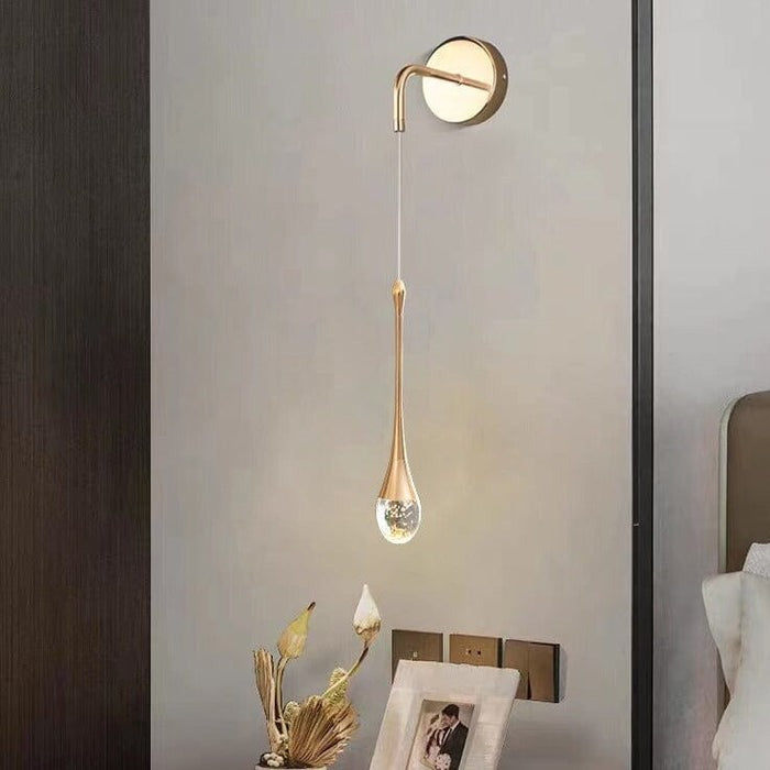 Crystal Drop Wall Light