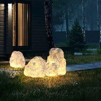 Unique Garden Stone Outdoor Light