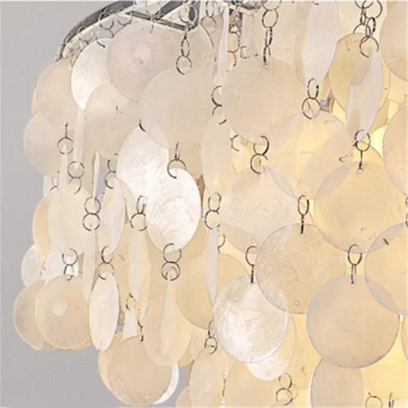 Deluxe Celeste Shell Chandelier