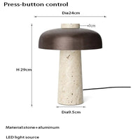 Einzigartige Dänemark Steinlampe