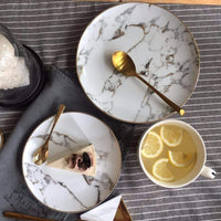 Elegant Marble Plate Collection