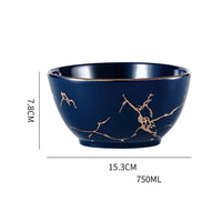 Golden Nordic Plate & Bowl Collection