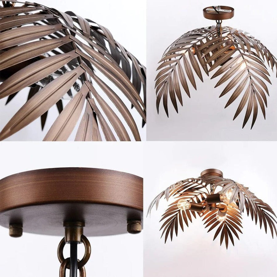 Unique Palmae Leaf Chandelier