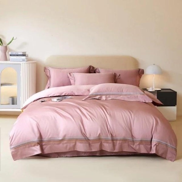 Deluxe Solid Color Duvet Cover Set