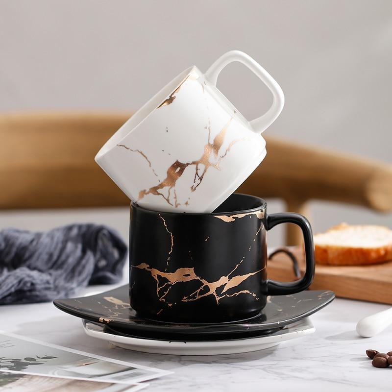 Modern Marble Teacup